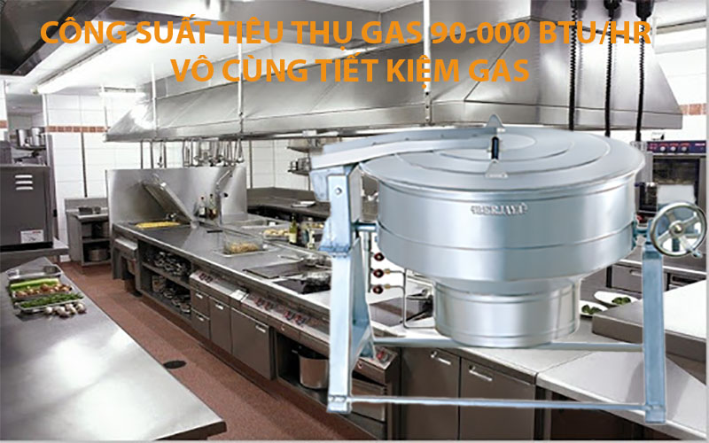 Nồi hầm tay quay dùng gas Berjaya TK43SW - Hàng chính hãng