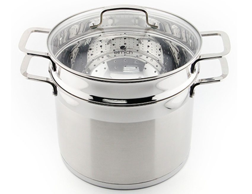 Nồi hấp Inox 304 Elmich EL3360 - Hàng chính hãng