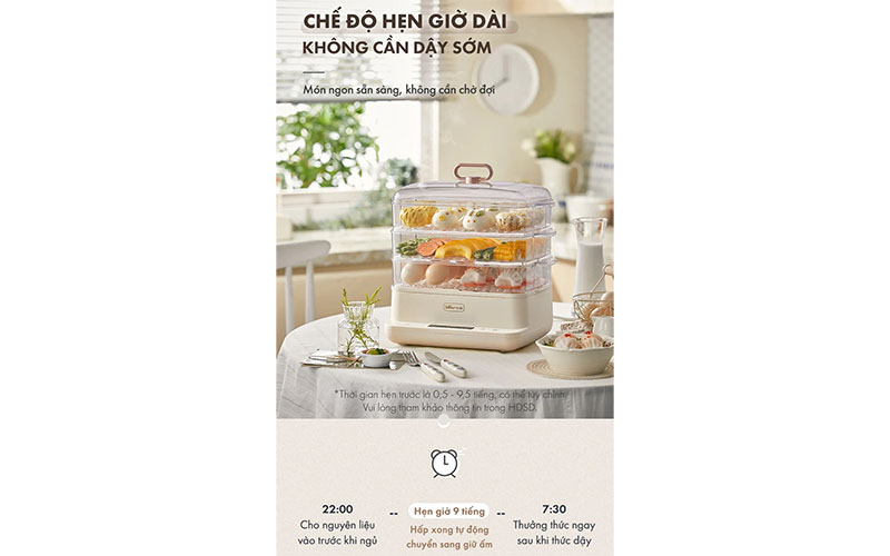 Nồi hấp đa năng Bear DZG-CA2D1  - Hàng chính hãng