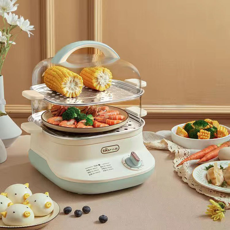 Nồi hấp 2 tầng Bear DZG-C60W9 - Hàng chính hãng