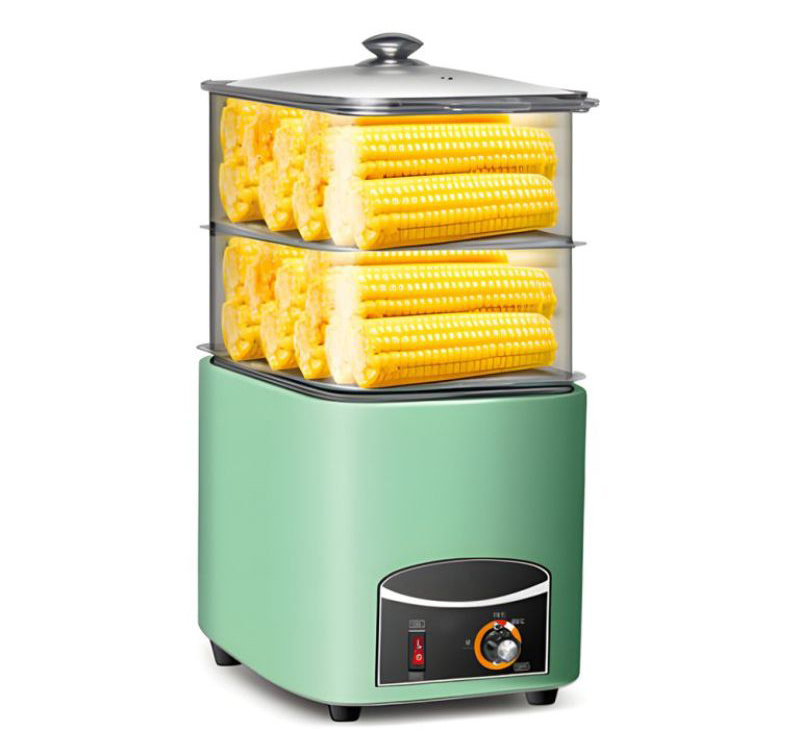 Nồi hấp điện 2 tầng H&C SCM-8L - Hàng chính hãng