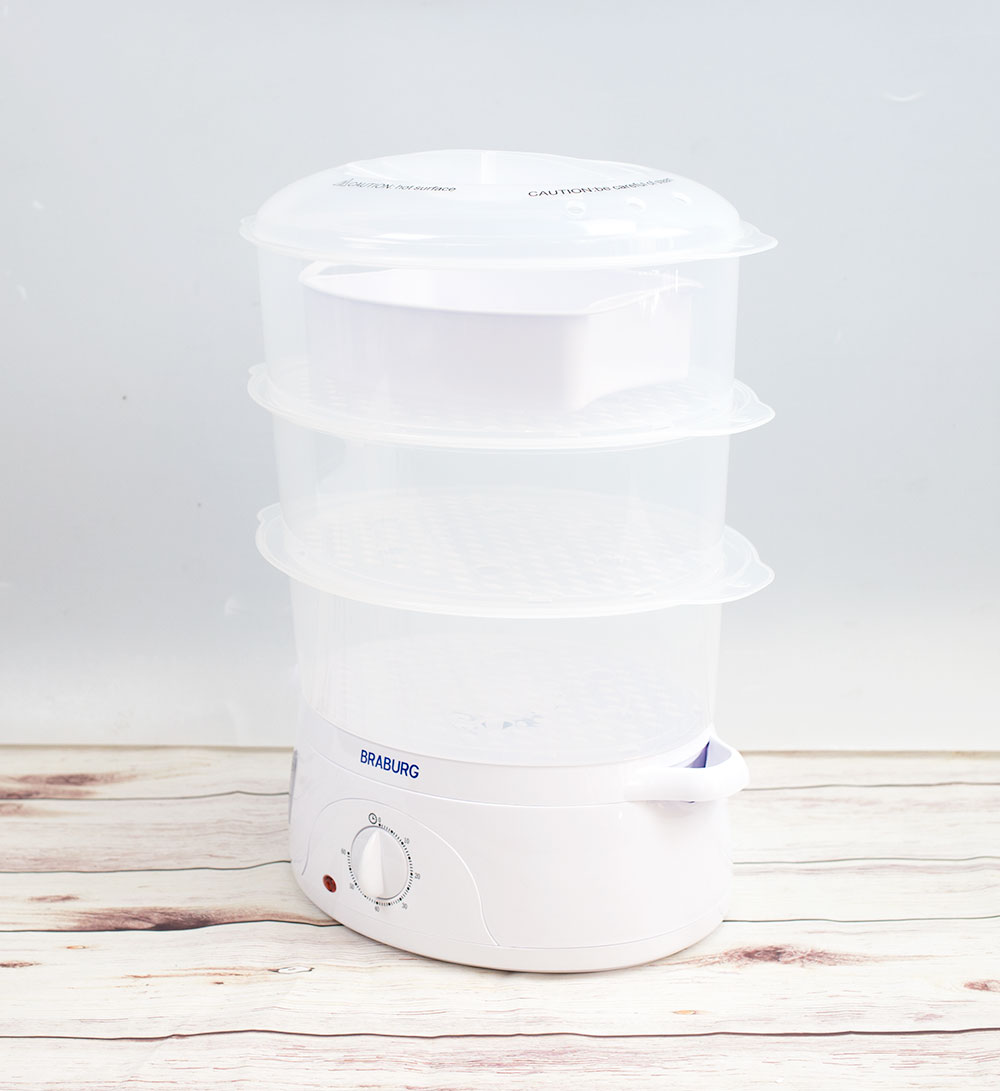 Nồi hấp điện 3 tầng Braburg B3K