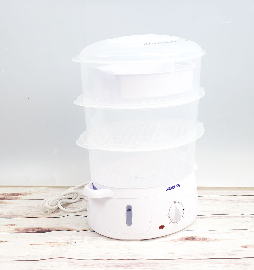 Nồi hấp điện 3 tầng Braburg B3K