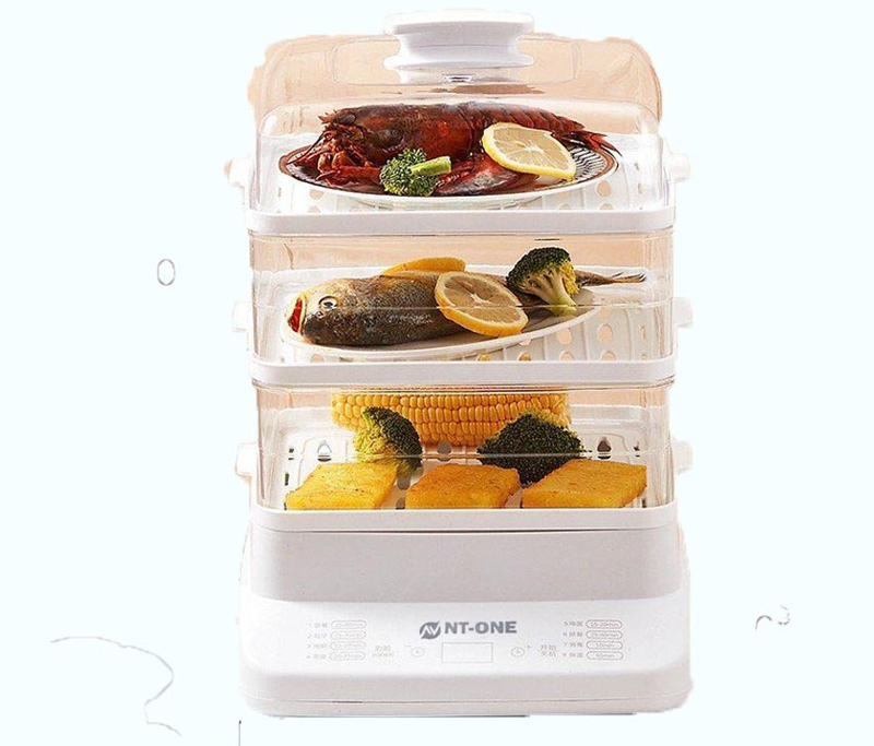 Nồi hấp điện 3 tầng NewTech 24 lít - Hàng chính hãng