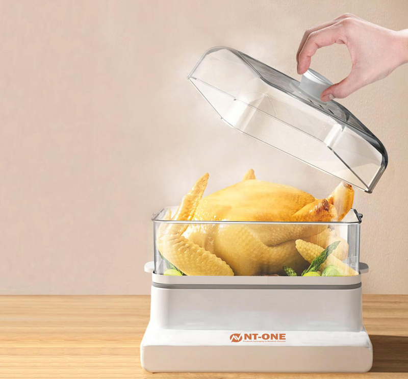 Nồi hấp điện 3 tầng NewTech 24 lít - Hàng chính hãng