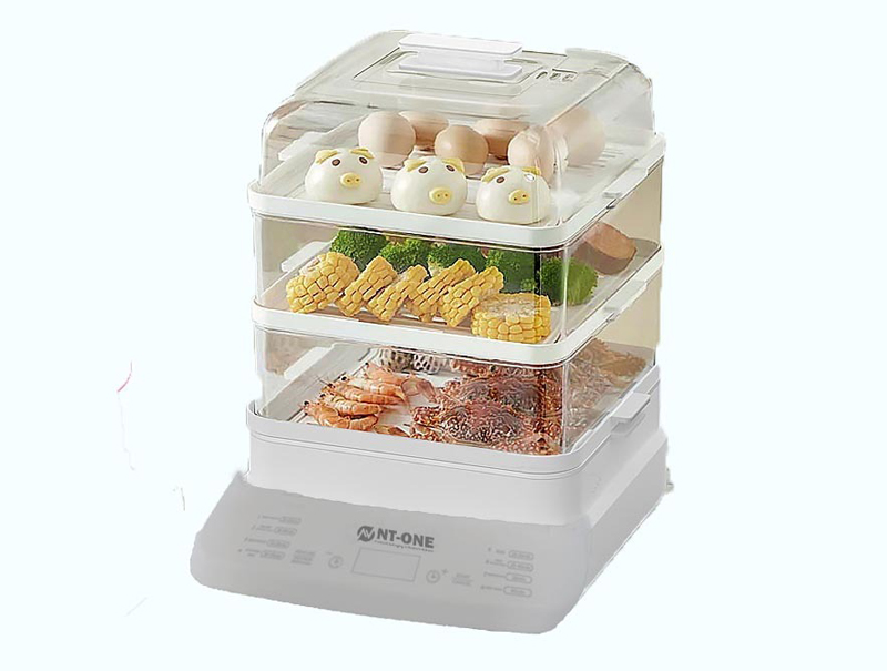 Nồi hấp điện 3 tầng NewTech 24 lít - Hàng chính hãng