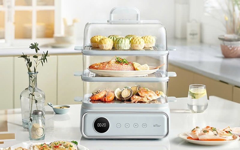 Nồi hấp điện đa năng Bear DZG-P20W7 - Hàng chính hãng