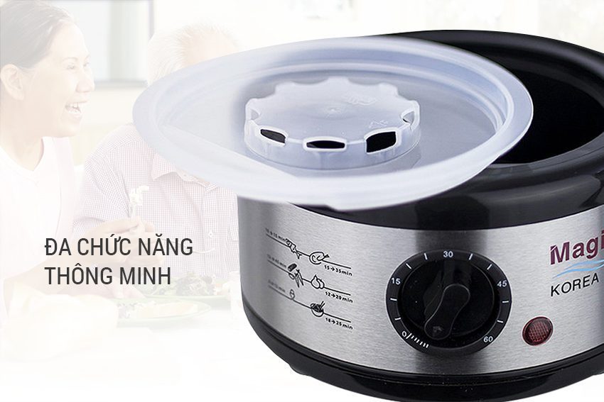 Nồi hấp hai tầng Magic A-64 - Hàng chính hãng