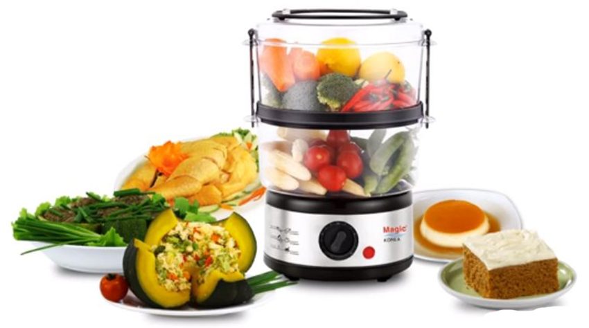 Nồi hấp hai tầng Magic A-64 - Hàng chính hãng