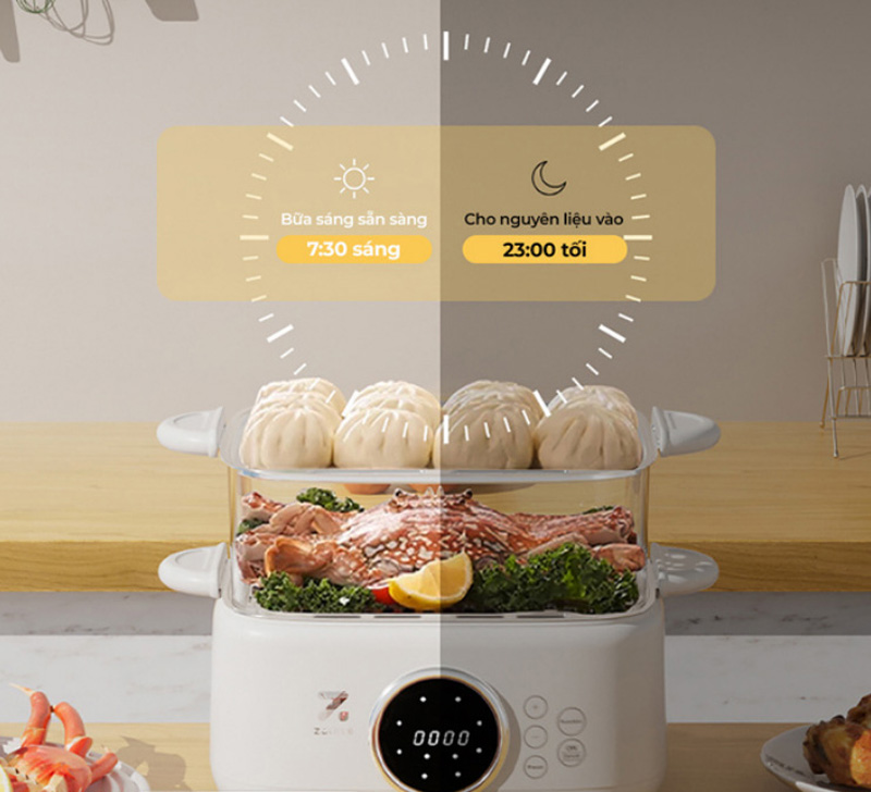 Nồi hấp điện đa năng Zolele EC151 - Hàng chính hãng