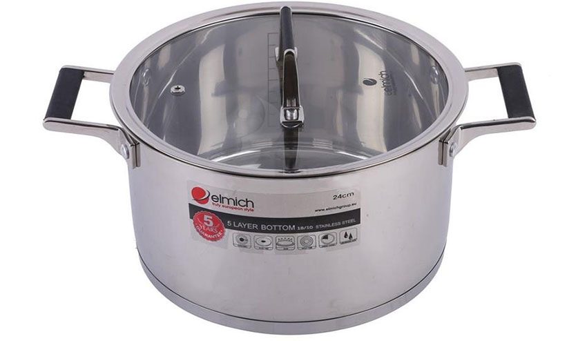 Nồi inox 304 Amadis Elmich 2355274 24cm - Hàng chính hãng