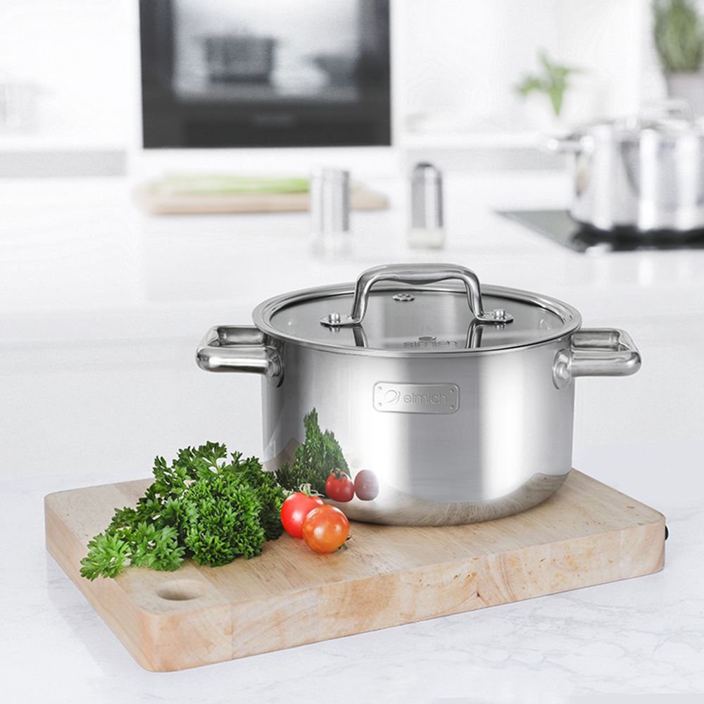 Nồi inox liền khối Elmich Trimax ECO EL-3996 size 26cm - Hàng chính hãng