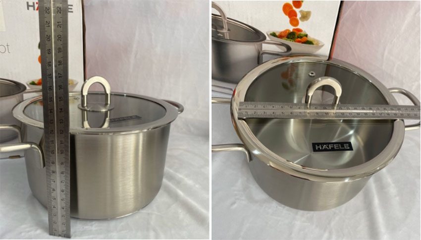 Nồi Inox Hafele 20 X 11.5 CM 531.08.007 - Hàng chính hãng