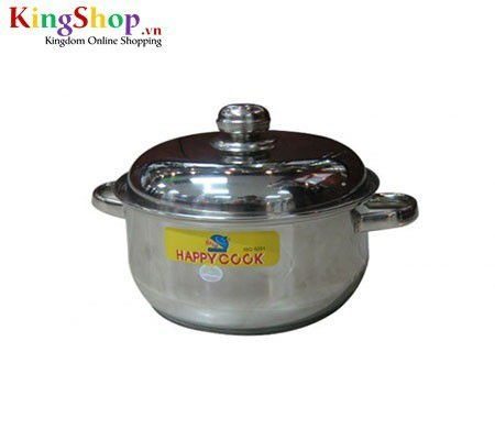Nồi Inox 3 đáy Happy Cook N18-3DHL - Đường kính 18cm - Hàng chính hãng