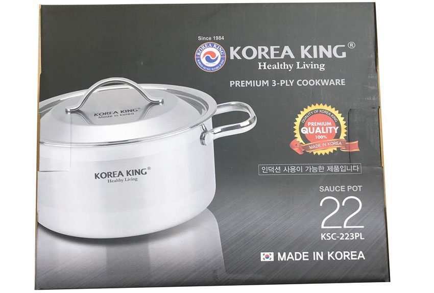 Nồi inox Korea King KSC-223PL - Hàng chính hãng