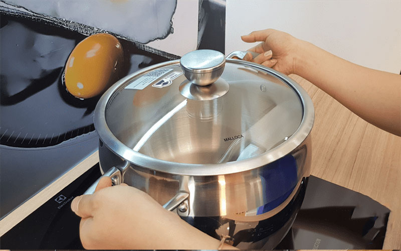 Nồi inox đáy từ Malloca SA-099 - Hàng chính hãng