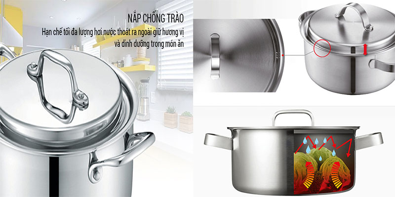 Nồi inox PoongNyun WTPIH-20C - Hàng chính hãng