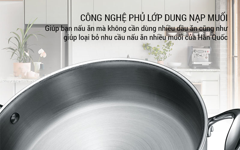 Công nghệ cấu tạo của Nồi inox PoongNyun WTPIH-CL 24C