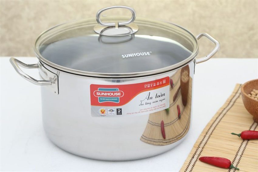 Nồi inox Sunhouse SHG-24S - Hàng chính hãng