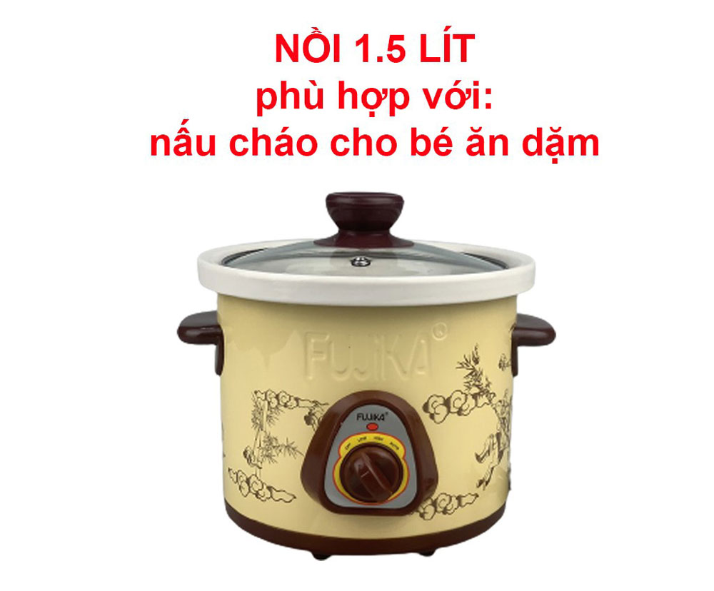 Nồi kho cá điện Fujika FJ-KC1.5L - Hàng chính hãng