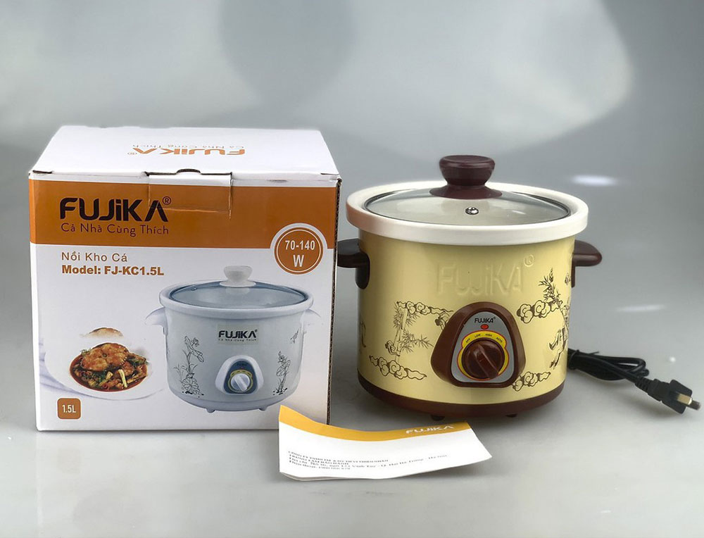 Nồi kho cá điện Fujika FJ-KC1.5L - Hàng chính hãng