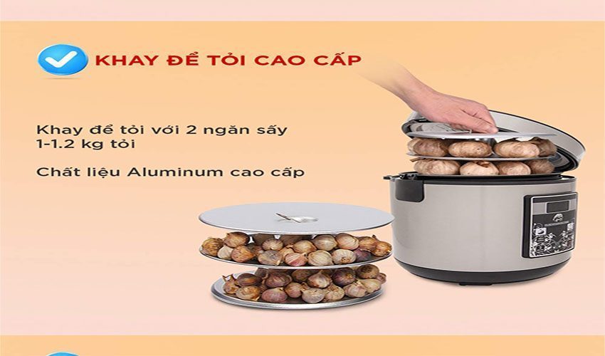 Nồi làm tỏi đen Iruka I-49 - Hàng chính hãng