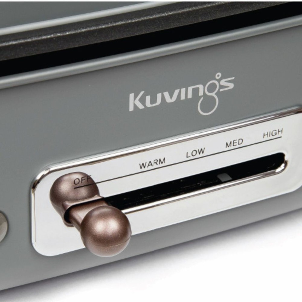 Nồi lẩu nướng điện 2 trong 1 Kuvings KMG-200B - Hàng chính hãng