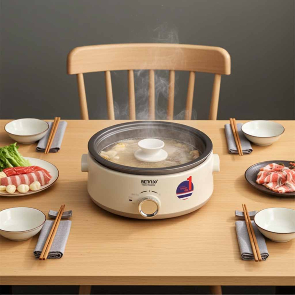 Nắp kính cường lực trong suốt cho phép bạn quan sát thực phẩm bên trong