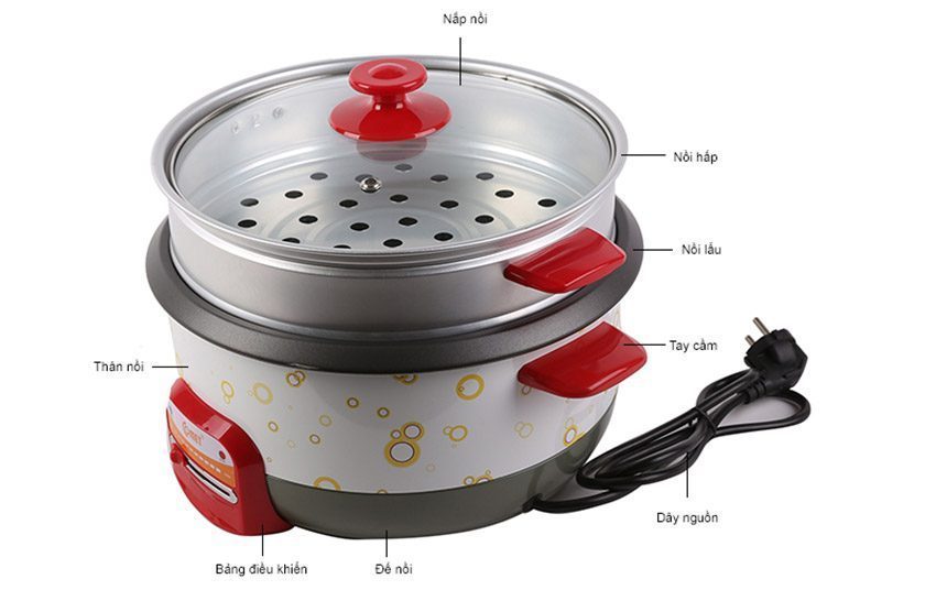 Nồi lẩu điện Comet CM7732 - Hàng chính hãng