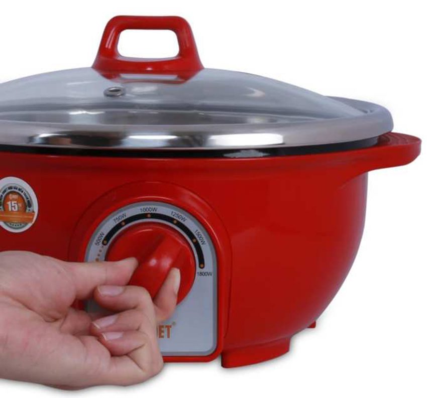 Núm vặn của nồi lẩu điện đa năng Comet CM7738