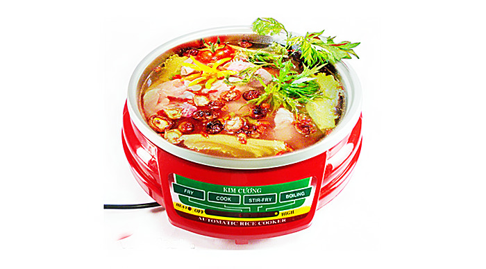 Nồi lẩu điện Kim Cương KC-35 - Công suất 1300W - Hàng chính hãng