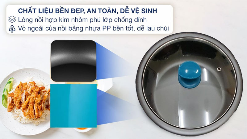 Chất liệu của Nồi lẩu điện Ladomax HA-238