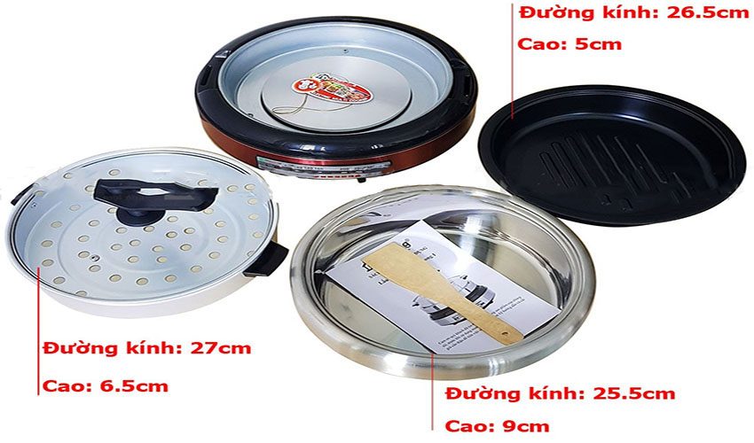 Nồi lẩu điện Rising DHP-160-LD - Hàng chính hãng