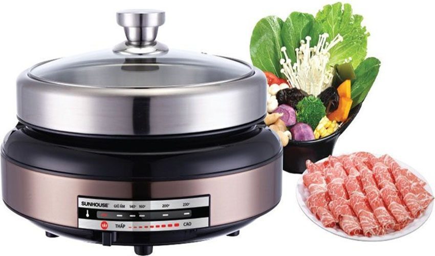 Nồi lẩu điện Sunhouse SHD4526 - Hàng chính hãng