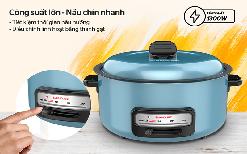Nồi lẩu điện Sunhouse SHD4527 - Hàng chính hãng