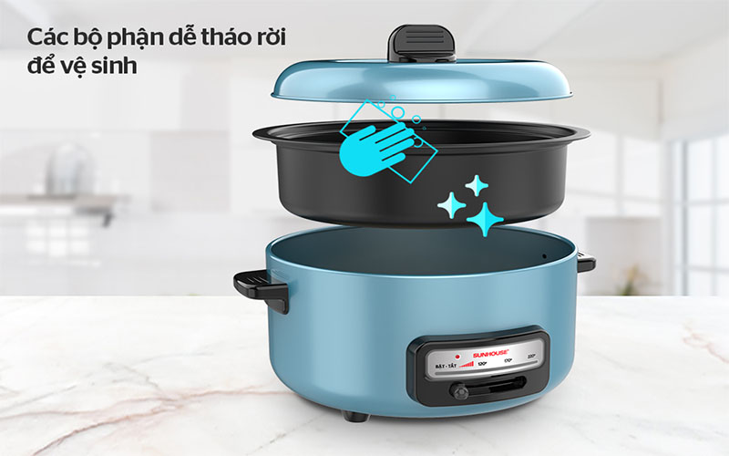 Nồi lẩu điện Sunhouse SHD4527 - Hàng chính hãng