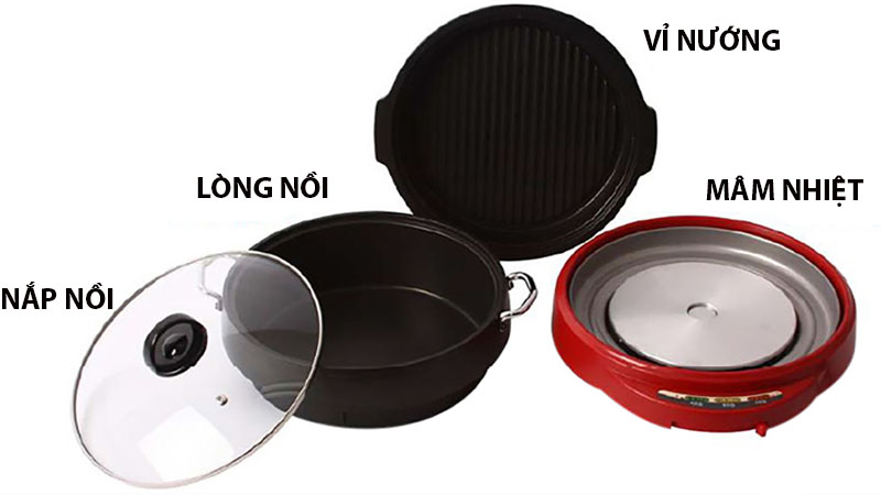 Nồi lẩu điện Tiger Queen SQ-C350 - Hàng chính hãng