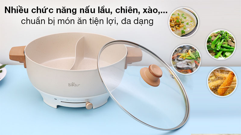 Nồi lẩu điện Bear DHG-C50K1 - Hàng chính hãng