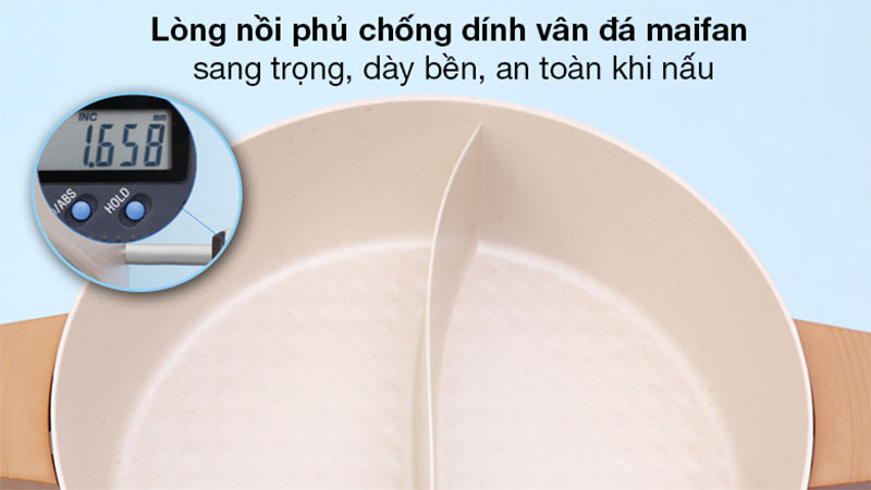 Nồi lẩu điện Bear DHG-C50K1 - Hàng chính hãng