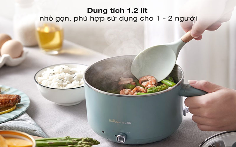 Dung tích của Nồi lẩu điện đa năng Bear DRG-D12M5
