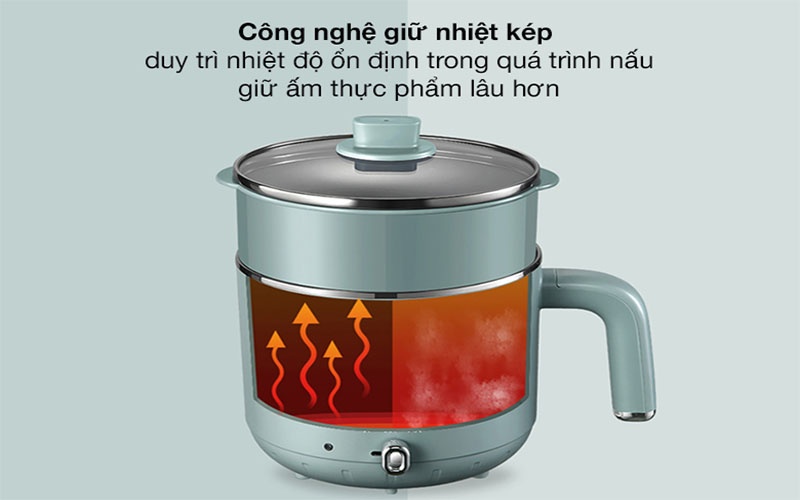 Công nghệ gia nhiệt của Nồi lẩu điện đa năng Bear DRG-D12M5