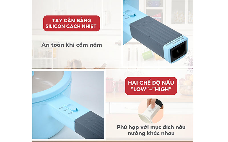 Nồi lẩu điện đa năng Hasuka HSK-555 - Hàng chính hãng