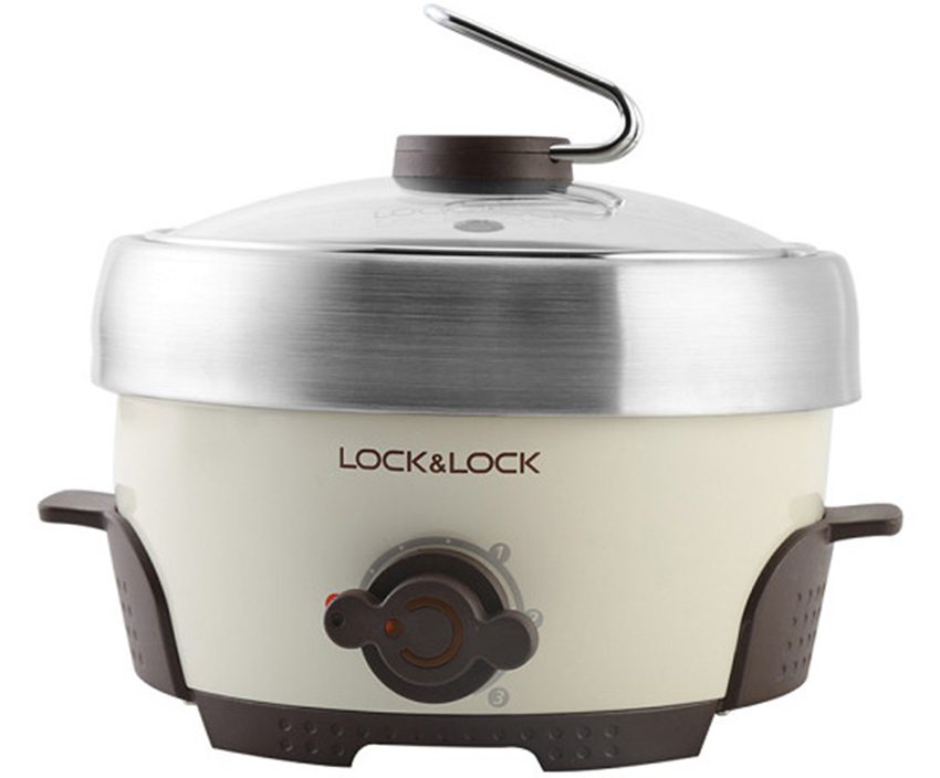 Nồi lẩu điện đa năng mini Lock&Lock EJP111IVY