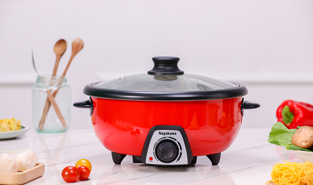 Nồi lẩu điện đa năng Nagakawa NAG1904 (3,5 lít) - Hàng chính hãng