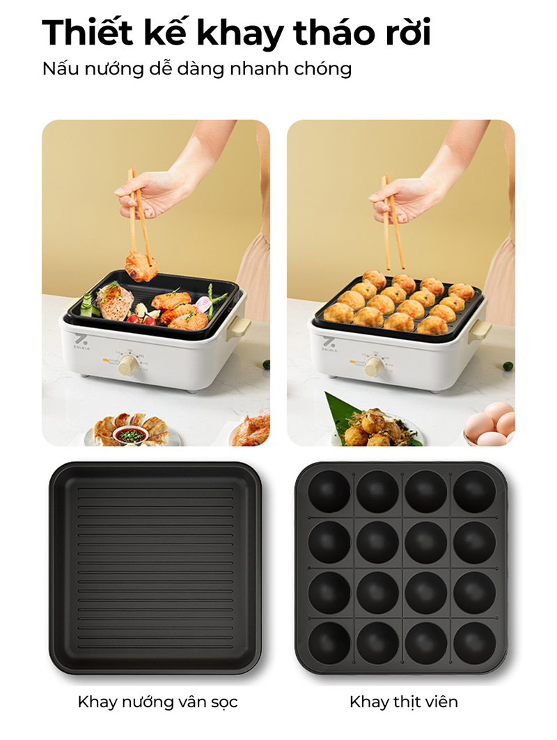 Nồi nấu đa năng Zolele MP301 - Hàng chính hãng