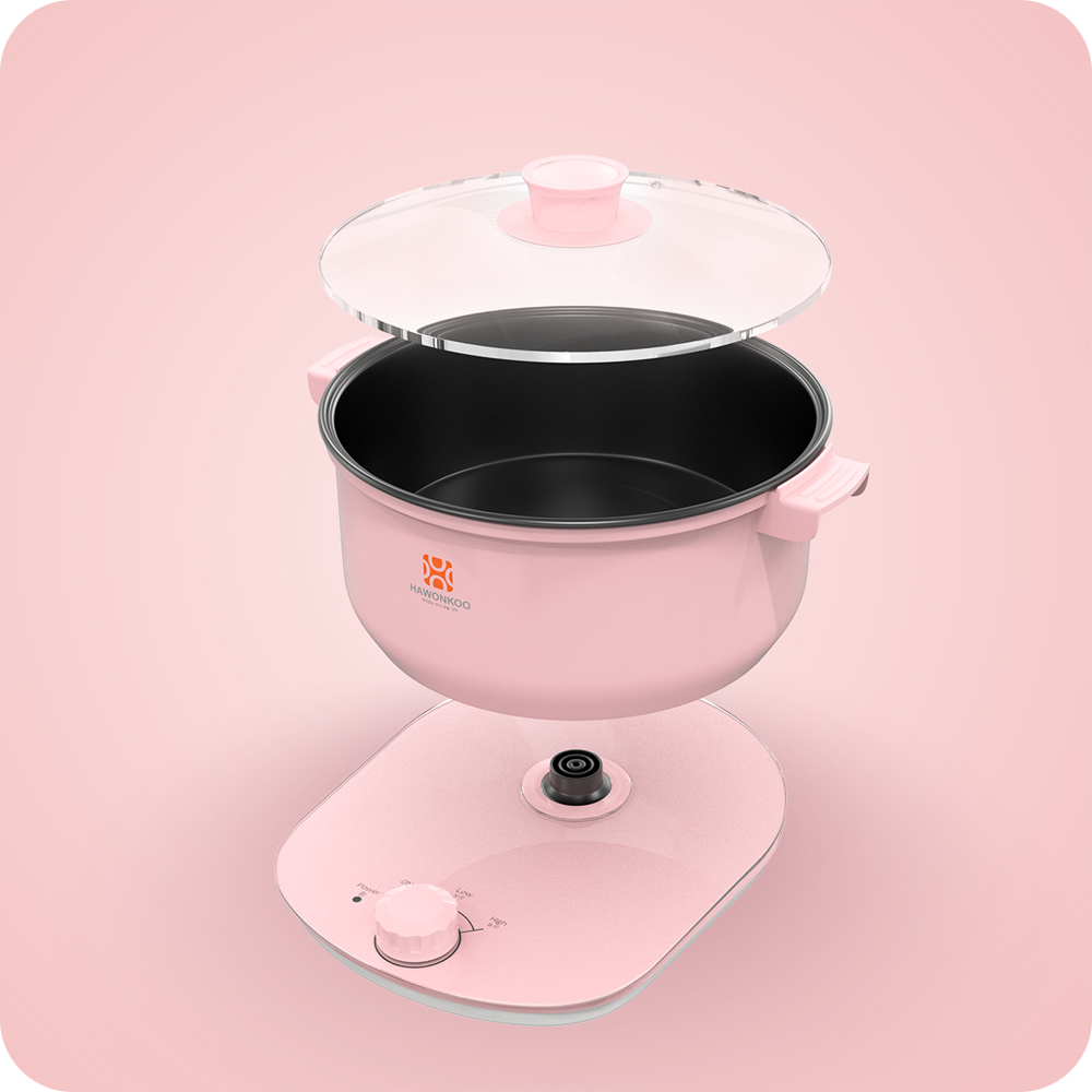 Nồi lẩu điện Hawonkoo HEH-100-PK - Hàng chính hãng