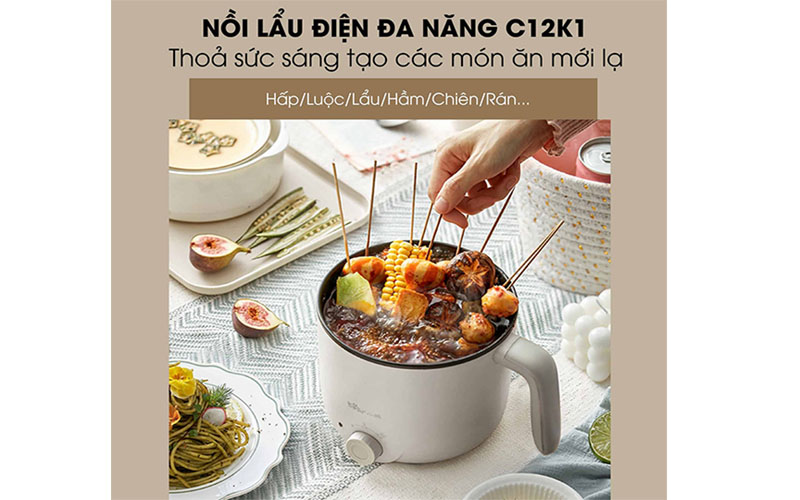 Chức năng của Nồi lẩu điện mini Bear DRG-C12K1