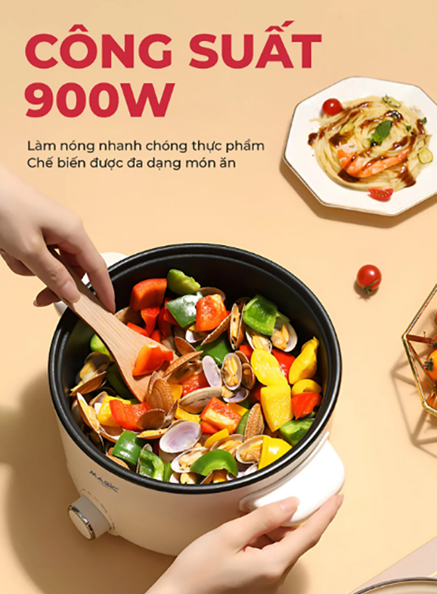 Nồi lẩu điện đa năng Magic A-042 - Hàng chính hãng