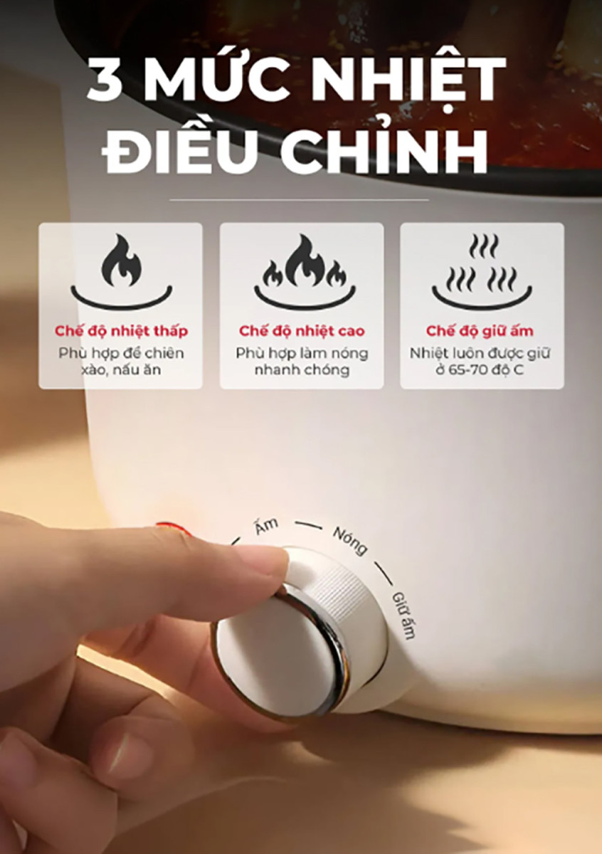 Nồi lẩu điện đa năng Magic A-042 - Hàng chính hãng