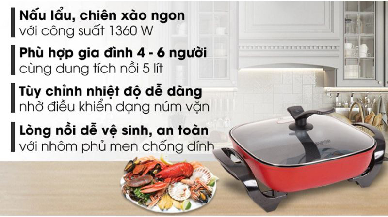 Nồi lẩu điện Supor H30FK802VN-136 - Hàng chính hãng